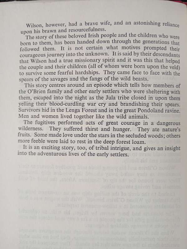 The Hungry Veld by S M A Lowe