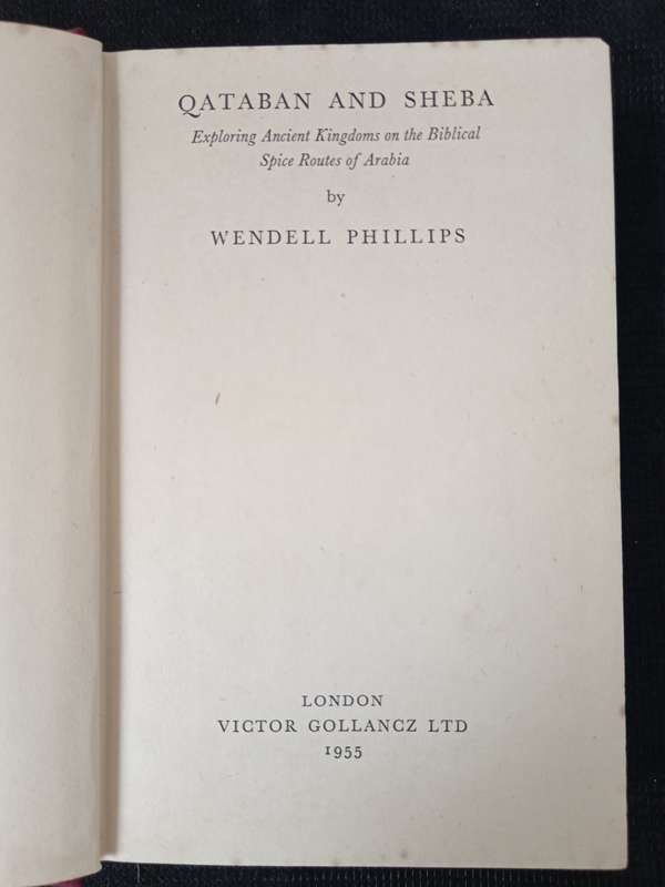 Qataban and Sheba by Wendell Phillips