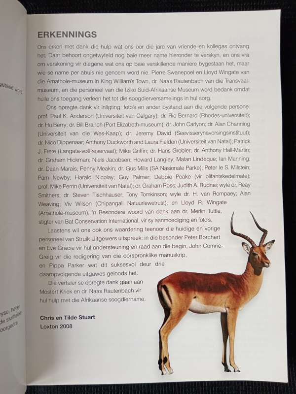 Veldgids tot Soogdierw van Suider-Afrika by Chris & Tilde Stuart