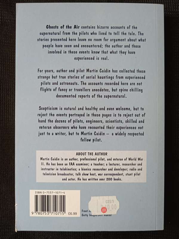 Ghosts of the Air by Martin Caidin Introduced y John Keel