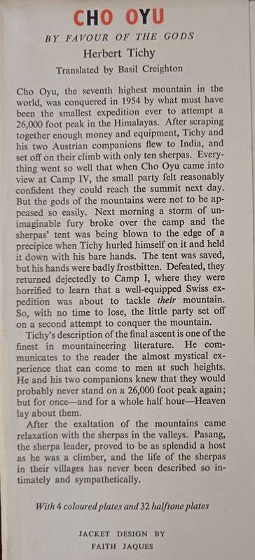 Cho Oyu by Herbert Tichy