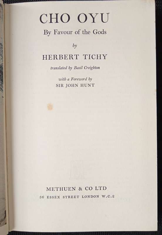 Cho Oyu by Herbert Tichy