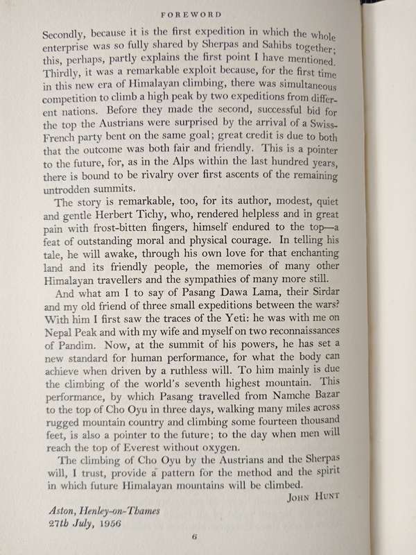 Cho Oyu by Herbert Tichy