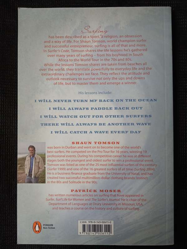 Surfer's Code by Shaun Thomson with Patrick Moser