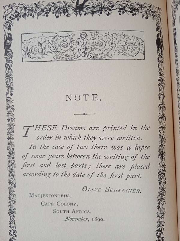Dreams by Olive Schreiner