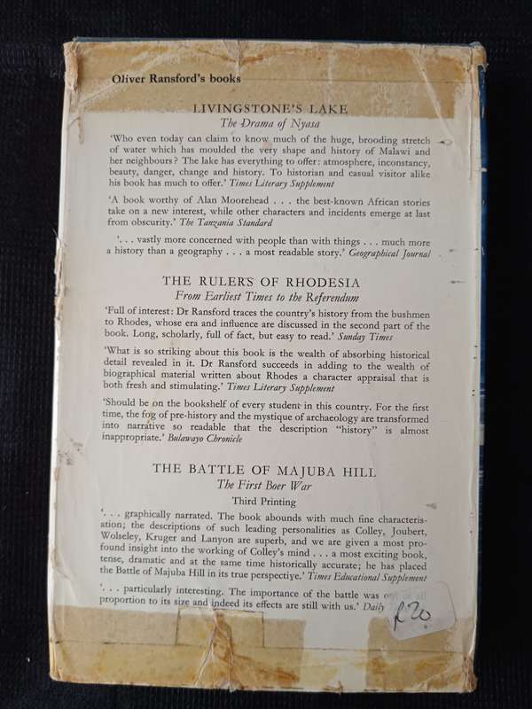 Livingstone's Lake The Drama of Nyasa by Oliver Ransford