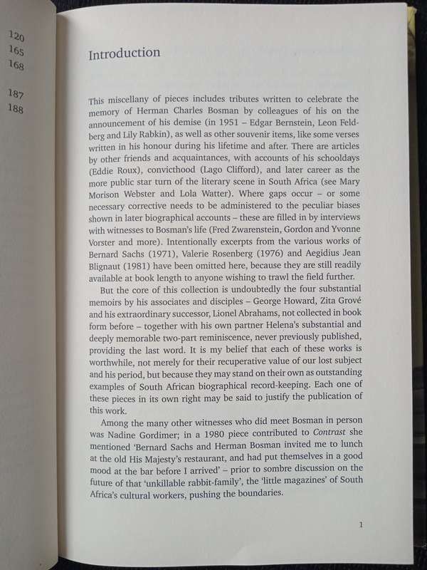 Remembering Bosman Edited by Stephen Gray