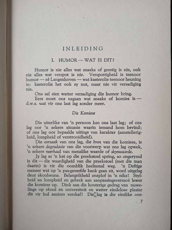 Afrikaanse Humor Verhale Compiled by F E J Malherbe