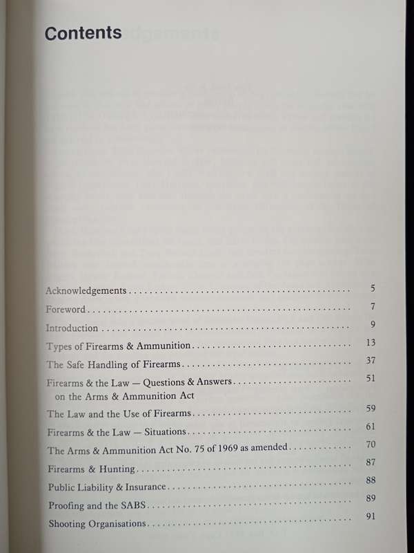 The Gun Owner's Guide to SA Law & the Safe Handling of Firearms by Gerald Hymns
