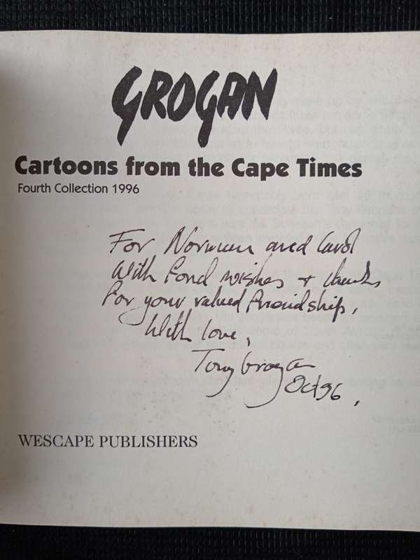 Grogan Cartoons from the Cape Times