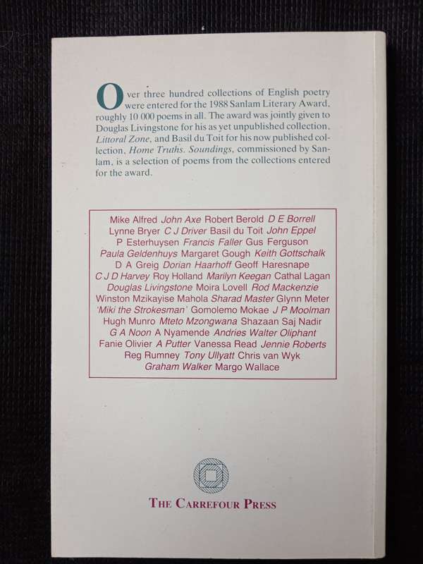 Soundings Edited by Douglas Reid Skinner