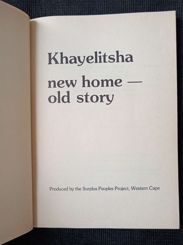 Khayelitsha new homeold story