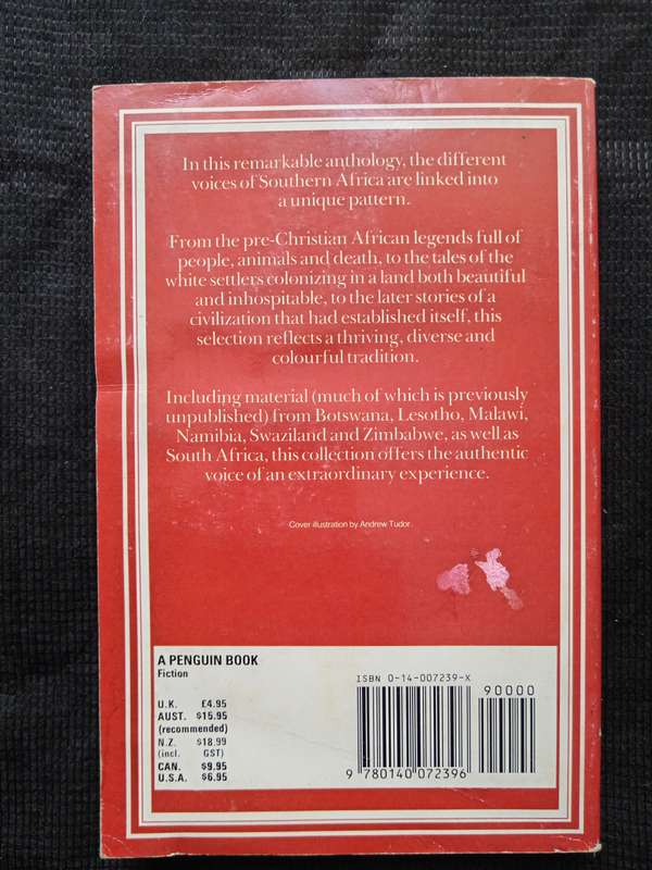 The Penguin Book of Southern African stories Edited by Stephen Gray
