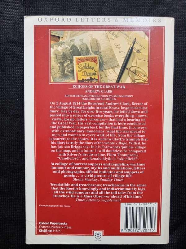 Echoes of The Great War by Andrew Clark