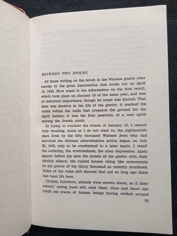 Between Tumbling Walls by Tuvia Borzykowski Translated from Yiddish by Mendel Kohansky