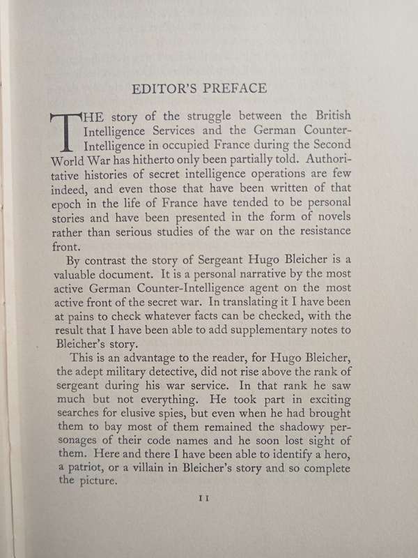 Colonel Henri's story by Hugo Bleicher