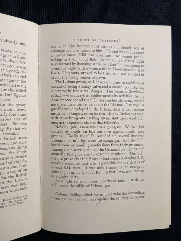 Colonel Henri's story by Hugo Bleicher