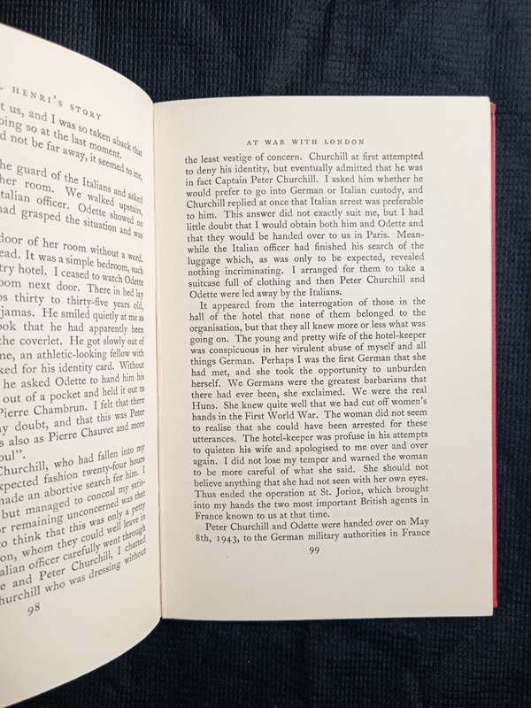 Colonel Henri's story by Hugo Bleicher