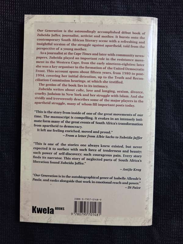 Our Generation by Zubeida Jaffer