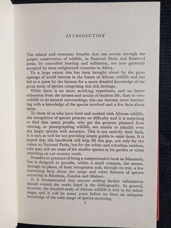 The mammals of Rhodesia, Zambia & Malawi by Reay H N Smithers