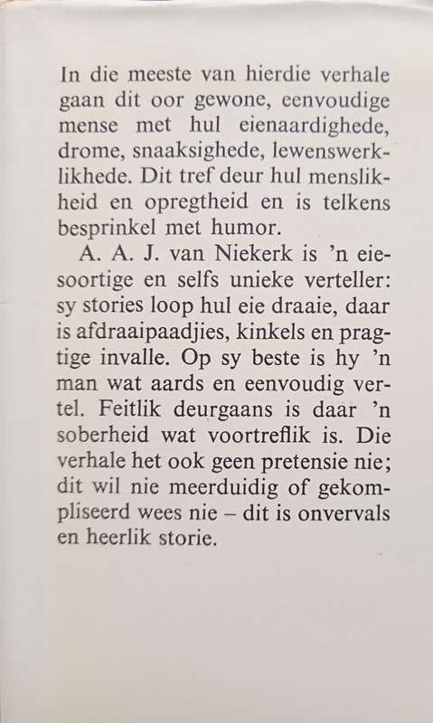 Soos Twee Windswaels by A A van Niekerk