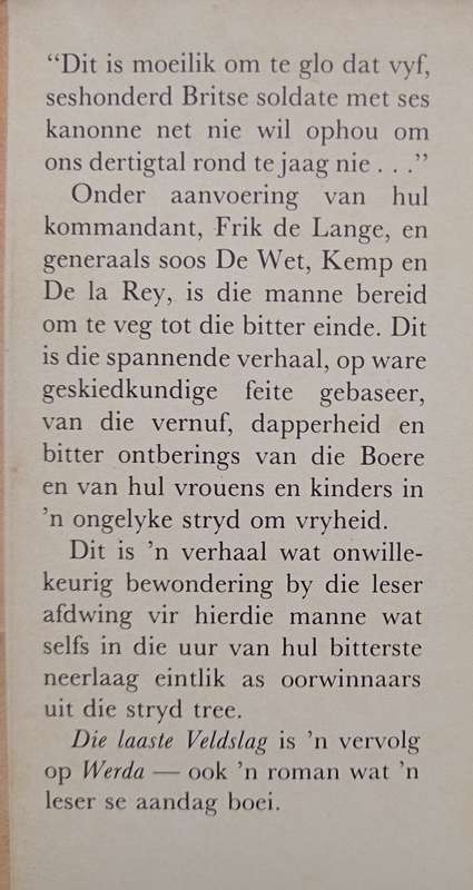 Die Laadte Veldslag by Franz Conradie