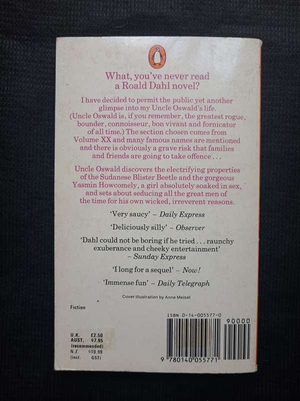 My Uncle Oswald by Roald Dahl
