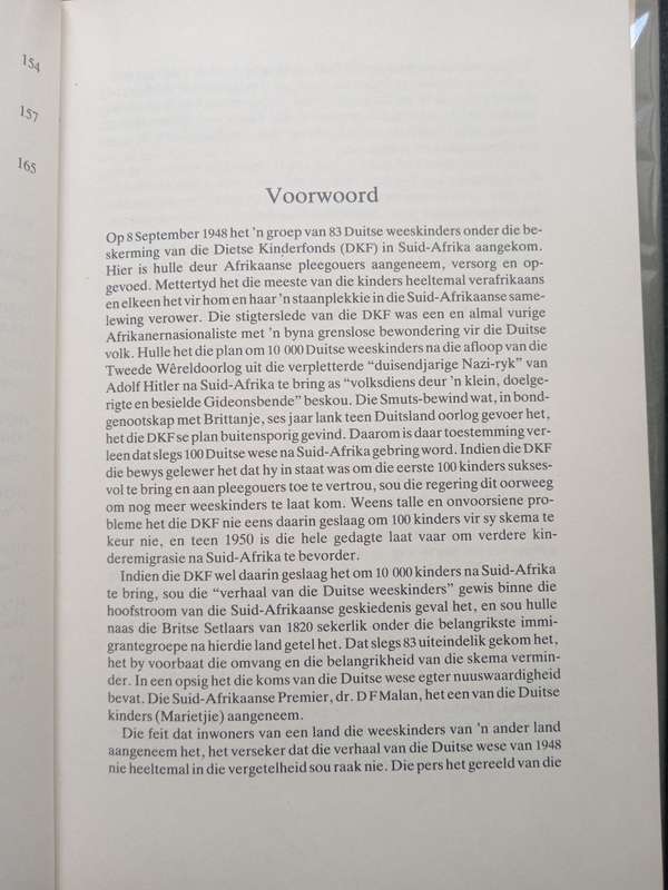 Die Verhaal van die Duitse weeskinders van 1948 by Werner van der Merwe