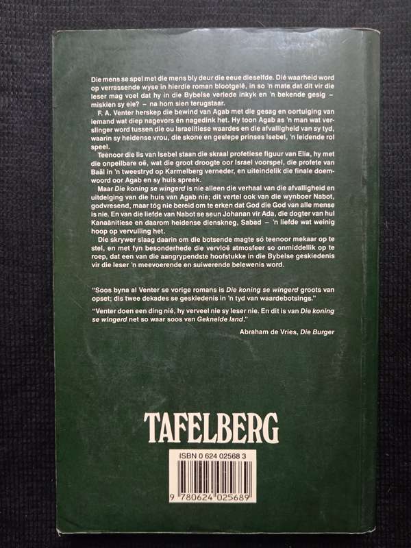 Die Koning se Wingerd by F A Venter