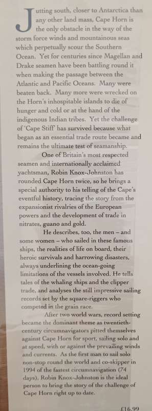 Cape Horn by Robin Knox-Johnston