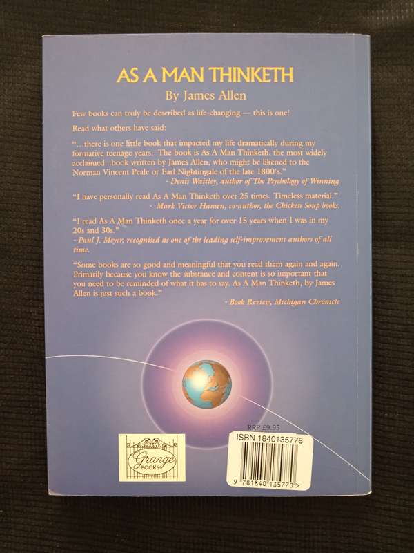 As a Man Thinketh by James Allen