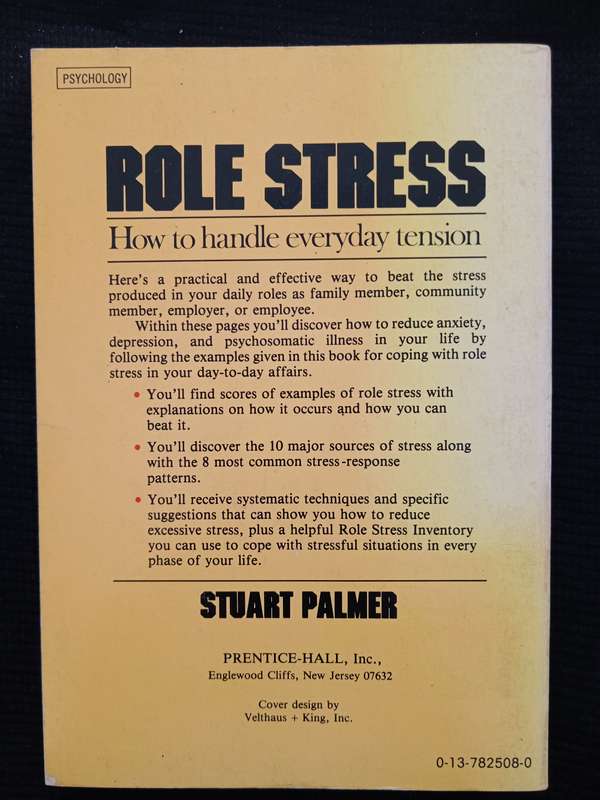 Role Stress by Stuart Palmer