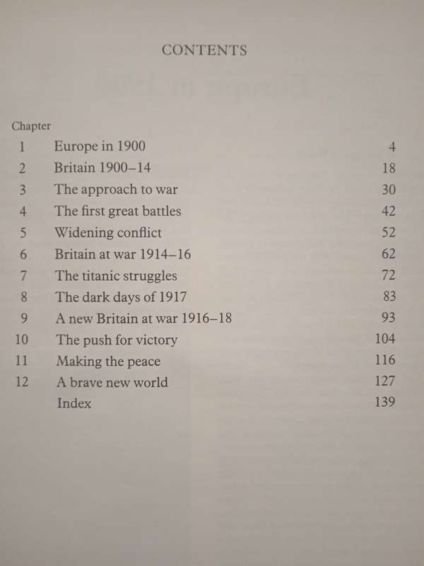The First World War by Robin Lobban