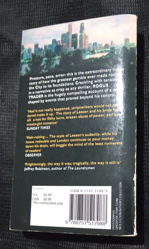Rogue Trader by Nick Leeson