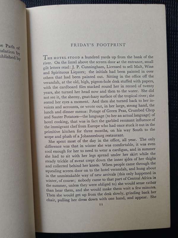 Friday's Footprint by Nadine Gordimer
