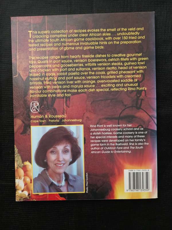 South African Game Cookbook by Rina Pont