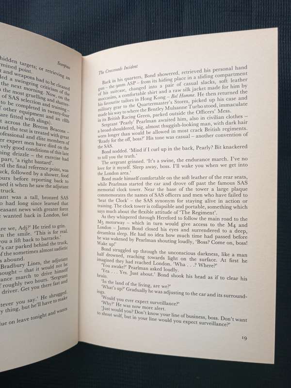 James Bond in John Gardner's Scorpius