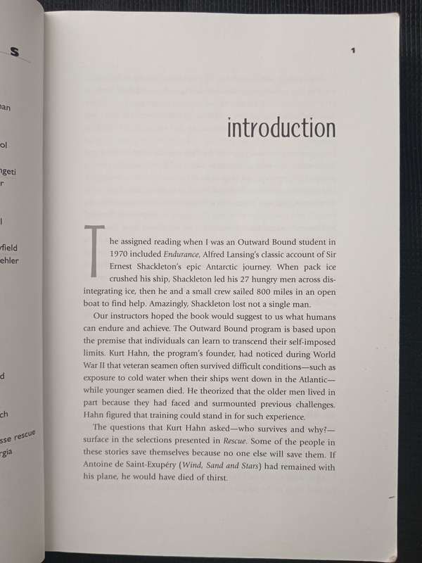 Rescue Edited by Dorcas S Miller