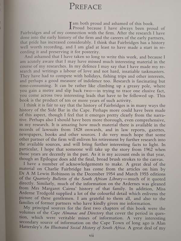 Fairbridge Arderne & Lawton by R M MacSymon