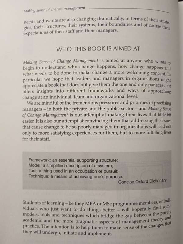Making Sense of Change Management by Esther Cameron & Mike Green