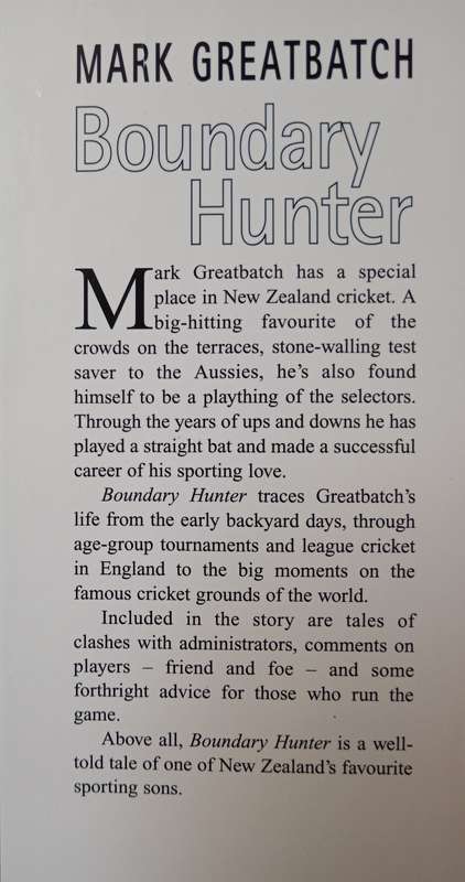 Mark Greatbatch Boundary Hunter by James Harding