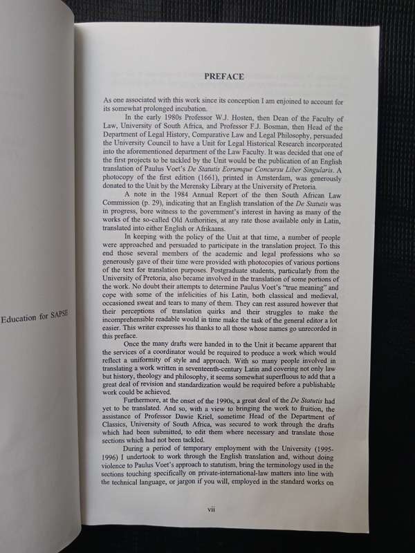 The Selective Paulus Voet by A B Edwards