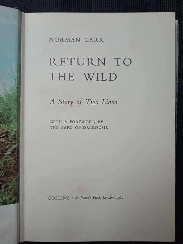 Return to the Wild by Norman Carr