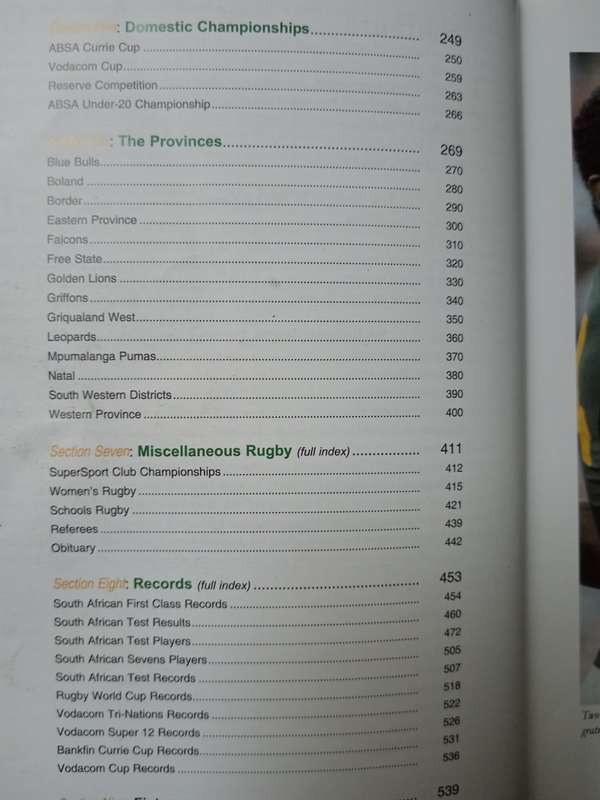South African Rugby Annual Edited by Andy Colquhoun