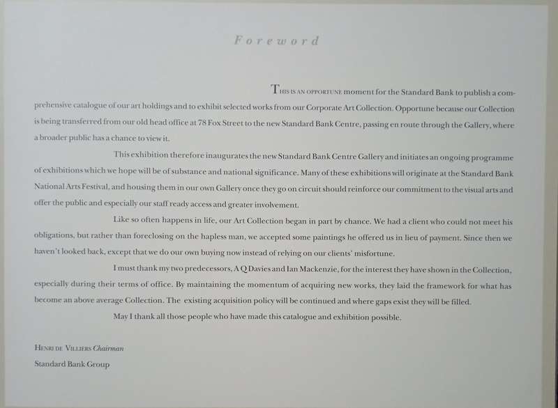 The Standard Bank Corporation Art Collection