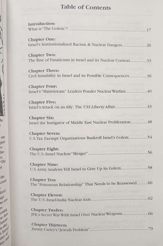 The Golem Israel's Nuclear Hell Bomb & the Road to Global Armageddon by Michael Collins Piper