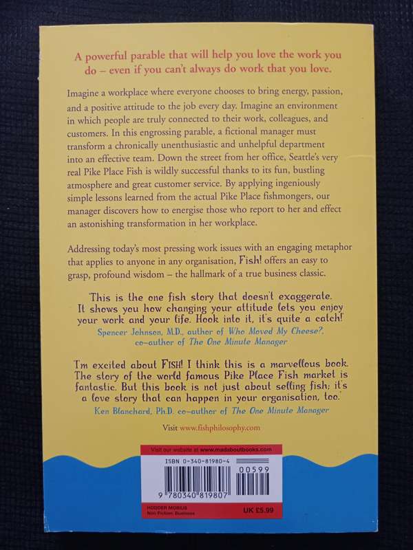 Fish! by Stephen C Lundin, Harry Paul & John Christensen