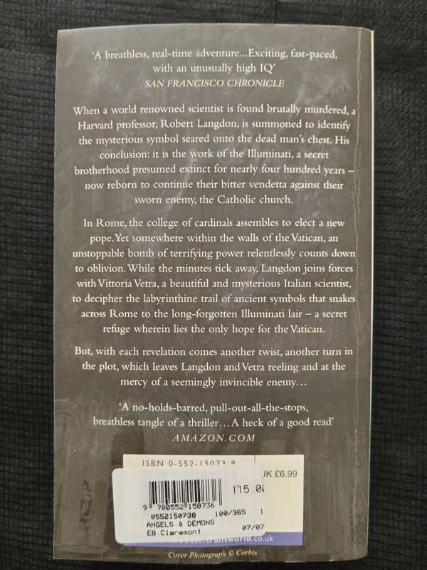 Angels & Demons by Dan Brown