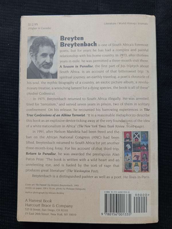 A Season in Paradise by Breyten Breytenbach