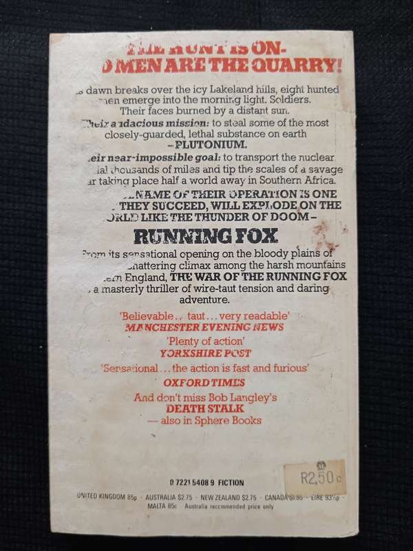 The War of the Running Fox by Bob Langley